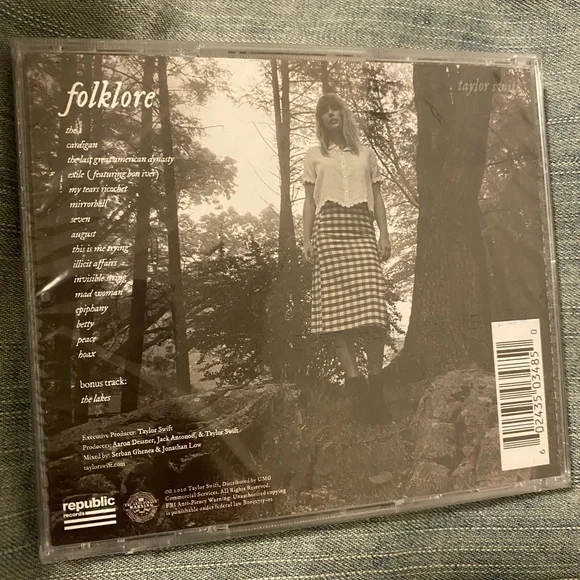 Taylor Swift Folklore Cd Special Edition - Picture 2 of 4